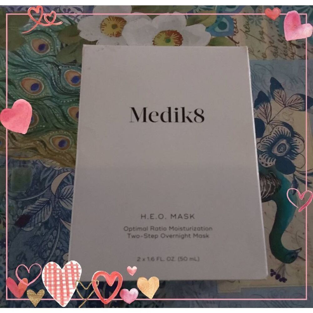 BNIB~Medik8 H.E.O. Optimal Ratio Moisturization Two-Step Overnight Mask~$68 RV